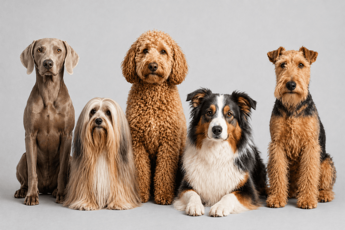 Toilettage professionnel d'un chien au salon La Pagaille à Montréal